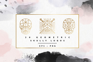 Geometric Skully Logos
