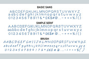 Letterstrokes - Centerline FontShape, a Shape Add-On by DonkeyWorx (Thumbnail 3 of 5)