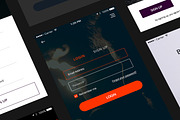Bastion Mobile UI Kit_02Login-Signup, an UI Kit Template by CreativesCastle (Thumbnail 3 of 5)