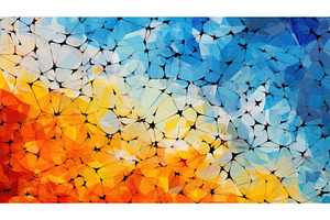 technology network shapes background, a Technology Photo by pikepicture