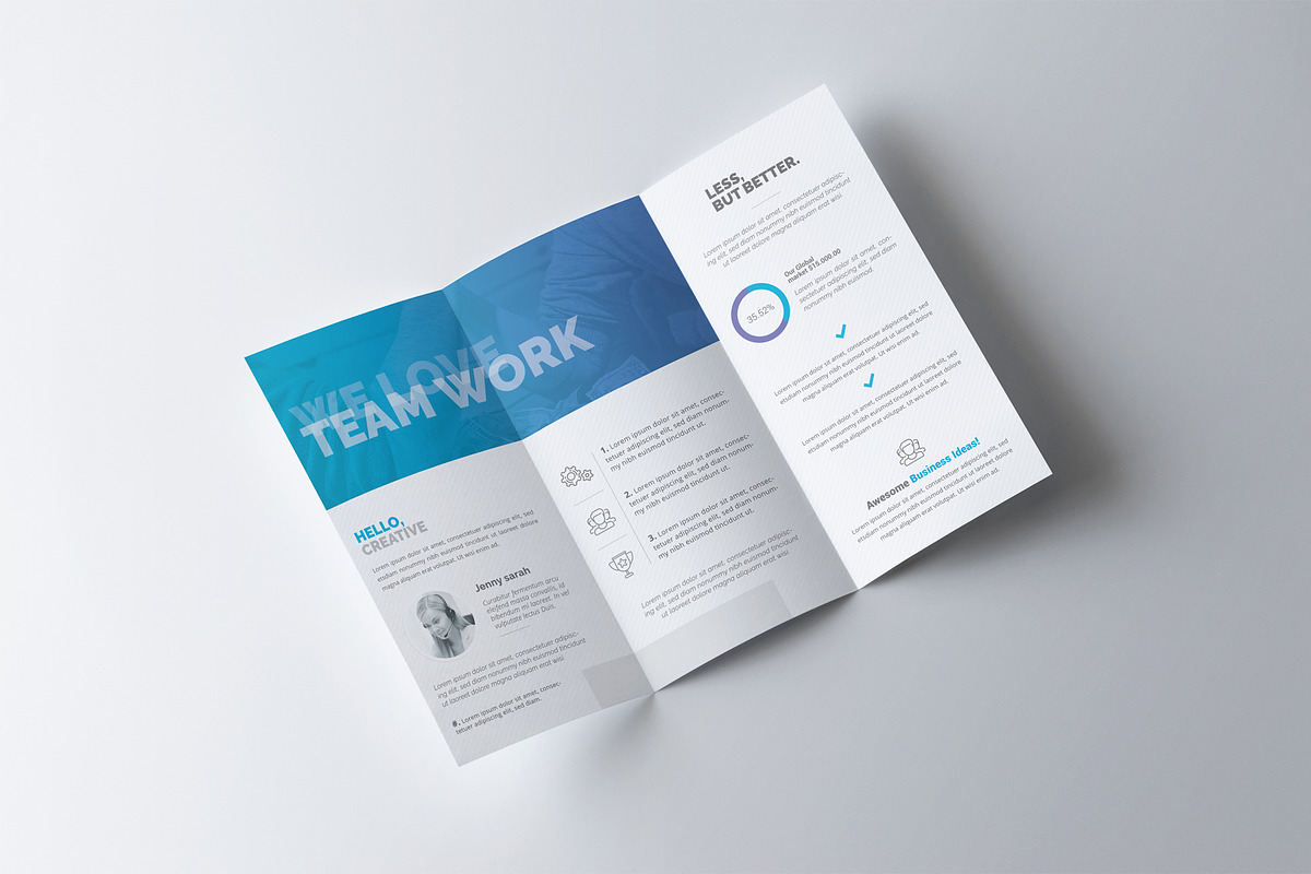 Trifold Brochure, a Brochure Template by Crevo Studio (Photo 3 of 4)