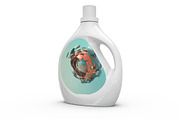 Detergent Bottle Mock-up, an Advertising Mockup by PixelMockup (Thumbnail 3 of 11)