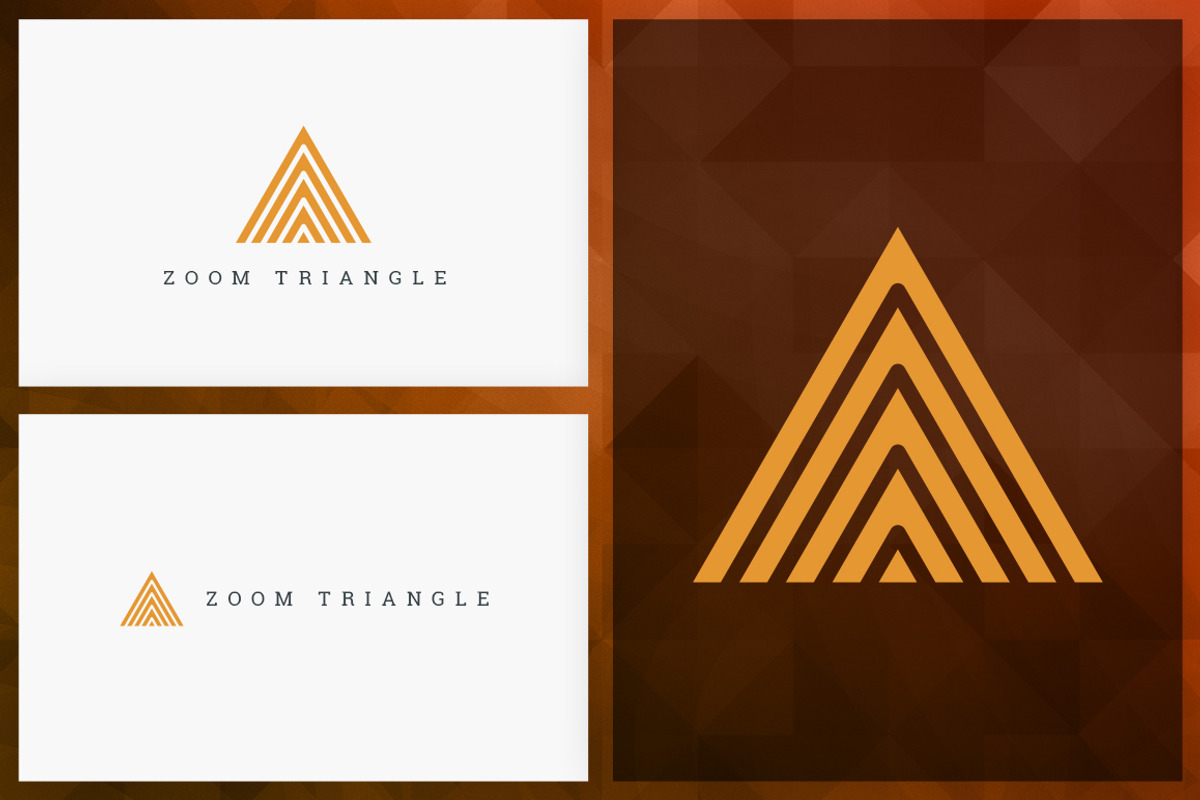 20 Triangle Logos - Filled edition, a Branding & Logo Template by VP Fonts (Photo 8 of 21)