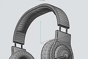 Headphones, an Object 3D Model by Snji | 3D Models (Thumbnail 8 of 9)
