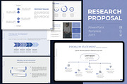 Research Proposal PPT Template, a Presentation Template by Artemis-products (Thumbnail 1 of 4)
