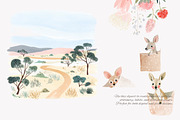 australian animals watercolor clipar, a Decorative Illustration by Patishop Art (Thumbnail 5 of 6)