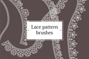 lace pattern brushes.