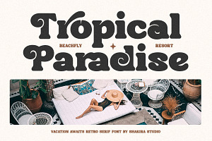 Vacation Awaits - Retro Serif Font