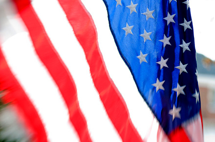 American flag containing american flag, pole, and 4th of july