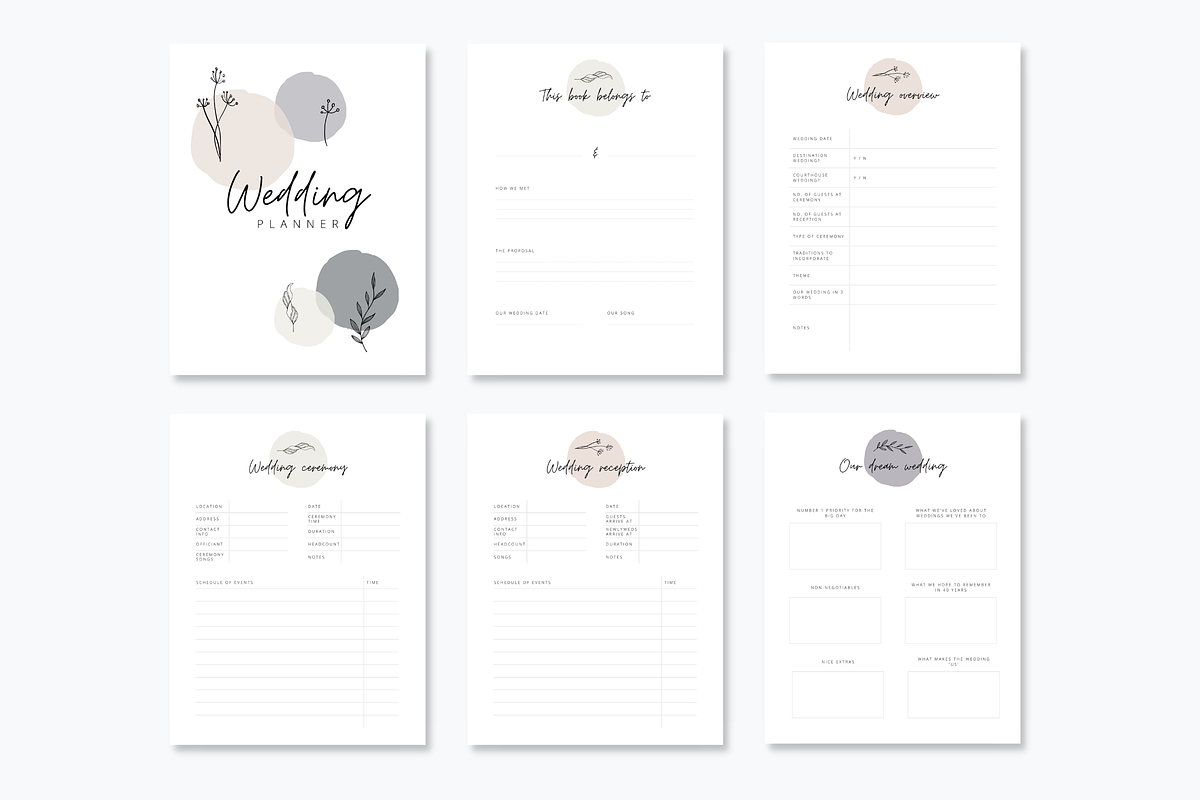 Wedding Template Bundle | Canva, a Templates & Theme by DesignStudioTeti (Photo 3 of 10)