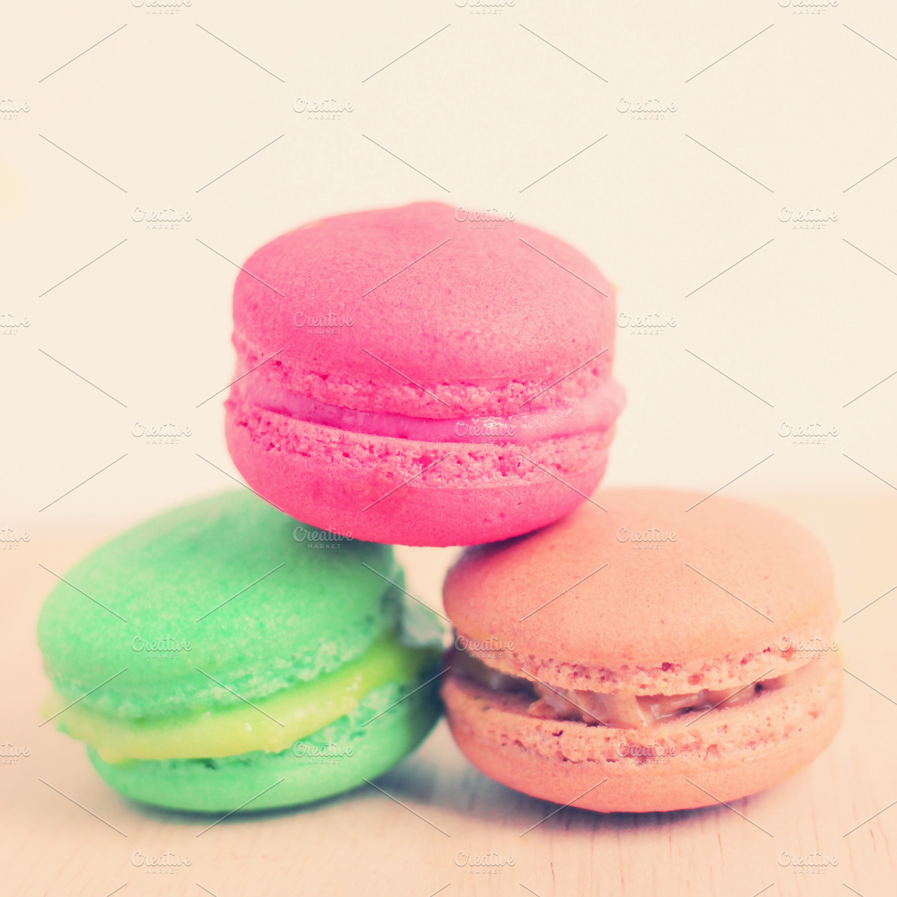 Sweet Colorful Macaroons Containing Colorful Macaroon And Sweet