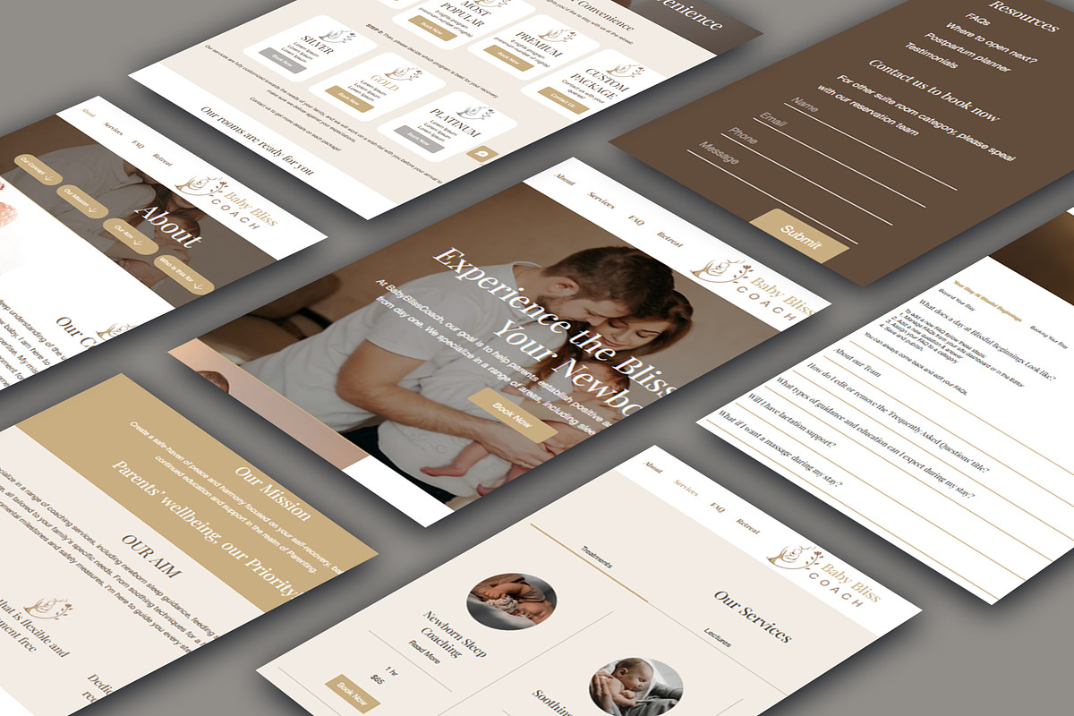 BabyBliss - Wix Coaching Boho Theme, a Wix Template by Webloom Studio - Wix (Photo 1 of 6)