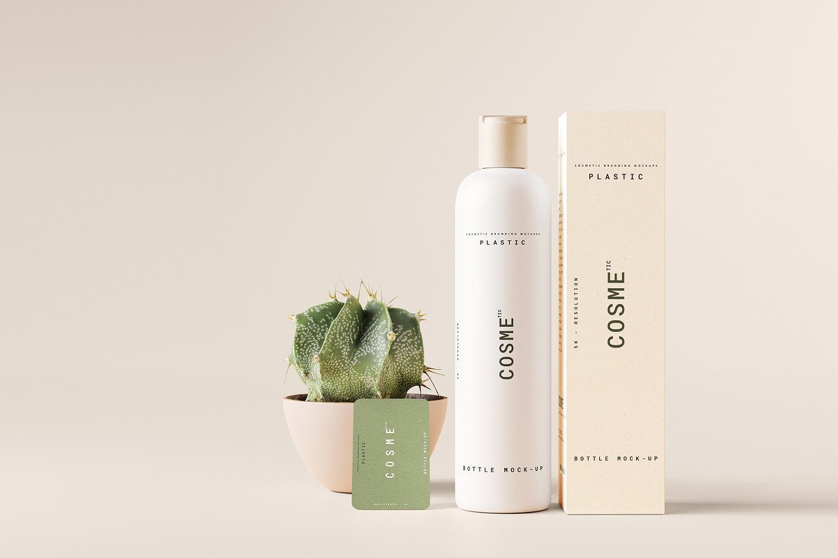 Disc Top-Cap Bottle Mockup Bundle, a Cups & Container Mockup by pmvch (Photo 19 of 60)
