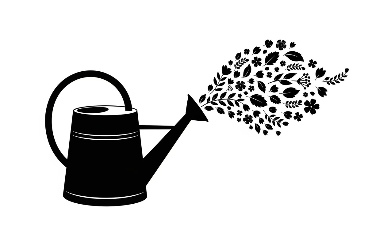 Floral Watering Can Design Bundle, an Illustration by Gaye Art (Photo 22 of 31)