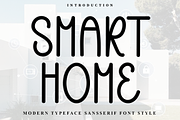 Smart Home, a Sans Serif Font by InermediaSTUDIO (Thumbnail 1 of 8)