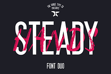 Steady Hands - Font Duo