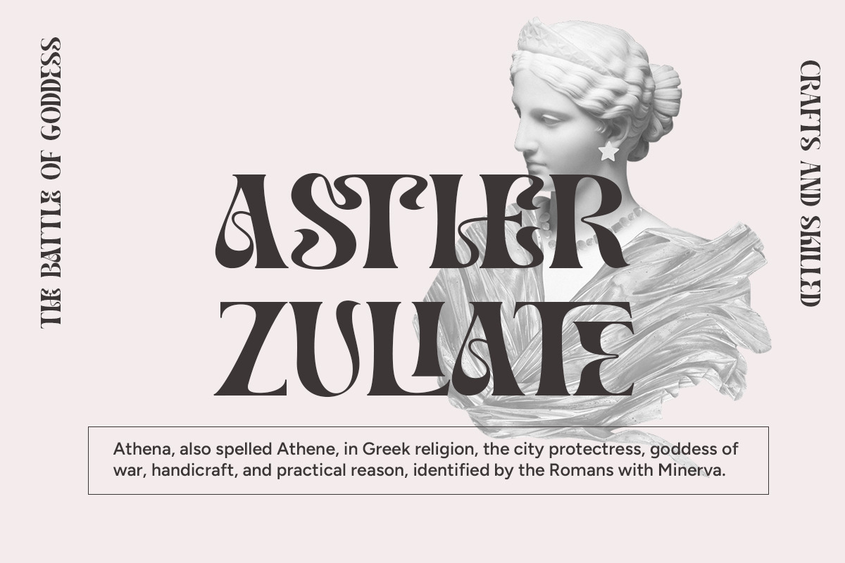 Rostema - Unique Display Typeface, a Serif Font by RagamKata (Photo 7 of 11)