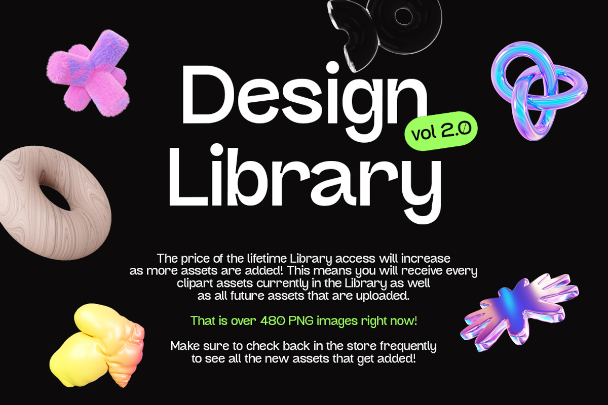 3D Abstract Design LIBRARY, a Graphic by LarysaZabrotskaya (Photo 24 of 24)