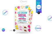 Ice Cream Social Flyer, a Flyer Template by Aam360 (Thumbnail 1 of 3)