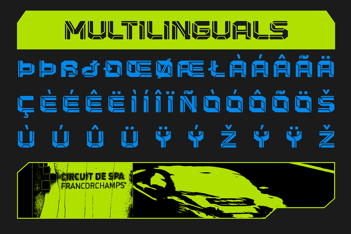 Megawon - Modern Sport Font, a Sans Serif Font by Drizy (Photo 5 of 9)