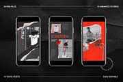 Grunge Instagram Templates Ps, Canva, a Social Media Template by Marie T (Thumbnail 6 of 18)