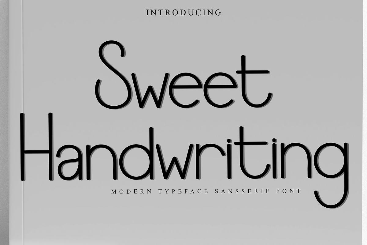 Sweety Handwriting, a Sans Serif Font by FreshTypeINK (Photo 1 of 8)