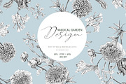 MAGICAL GARDEN (Pattern & motifs), a Pattern Graphic by HannaStudio (Thumbnail 1 of 10)