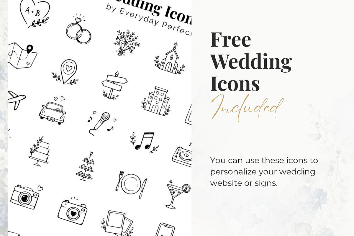 Navy Blue Wedding Website Invitation, a Landing Page Template by Everyday Perfection (Photo 11 of 13)