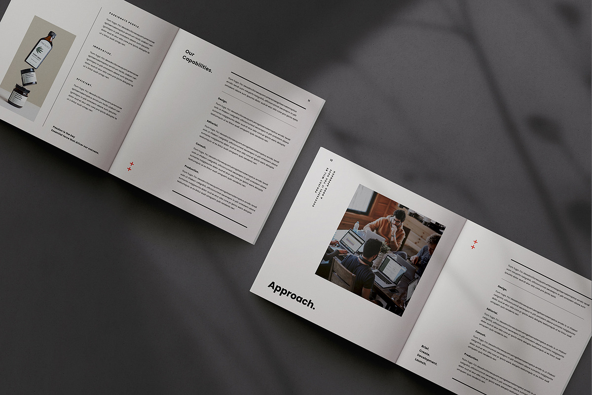 Square Proposal Template, a Brochure Template by Occy Design (Photo 4 of 6)