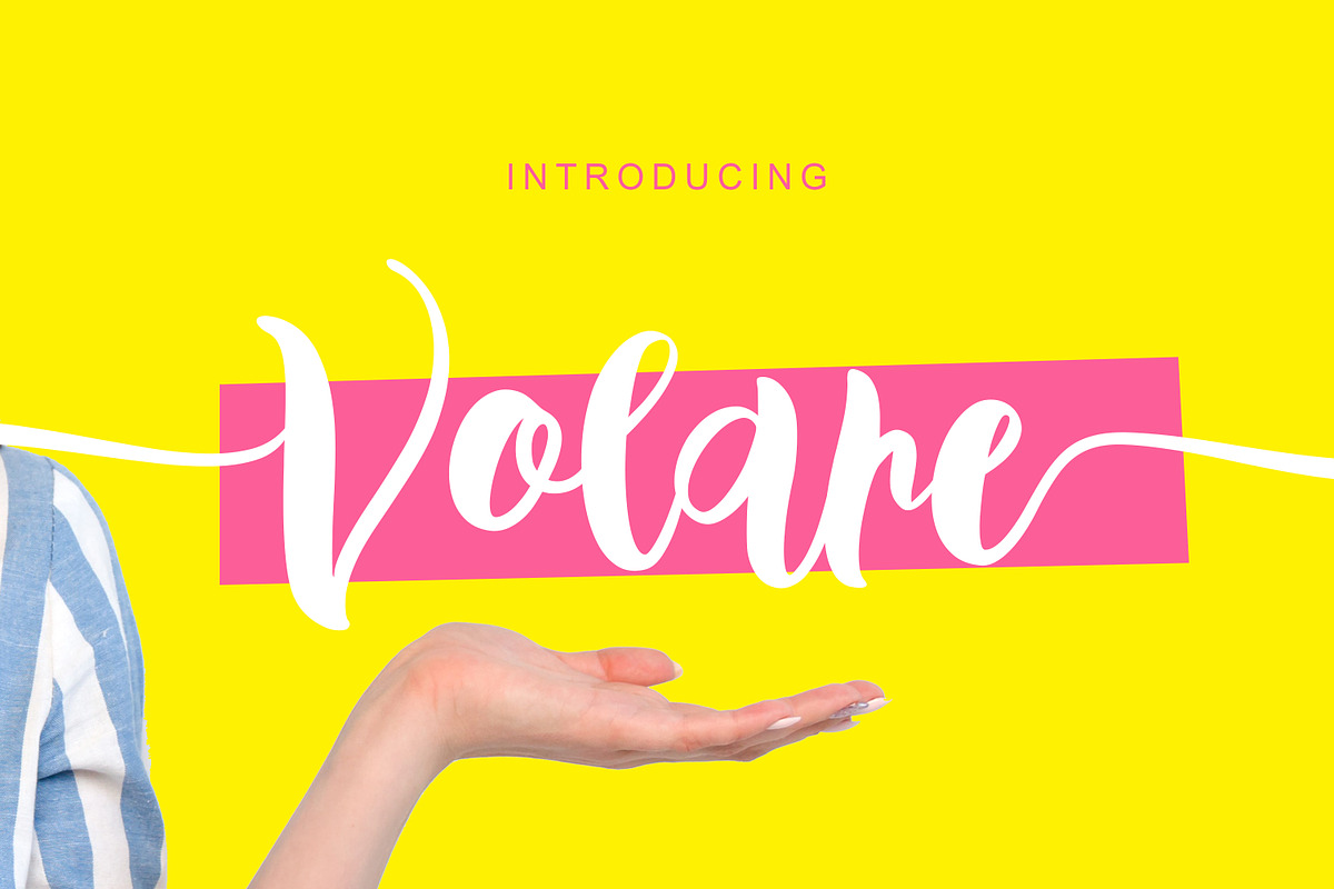 Volare, a Script Font by Gatype (Photo 1 of 7)