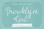 Brooklyn Girl, a Script Font by The Pen and Brush (Thumbnail 1 of 5)