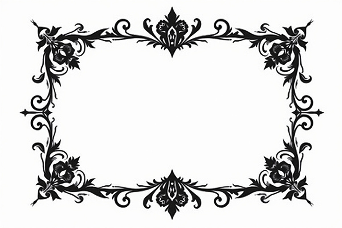 Decorative Frame Vector Bundle, an Illustration by yasushie (Photo 7 of 9)