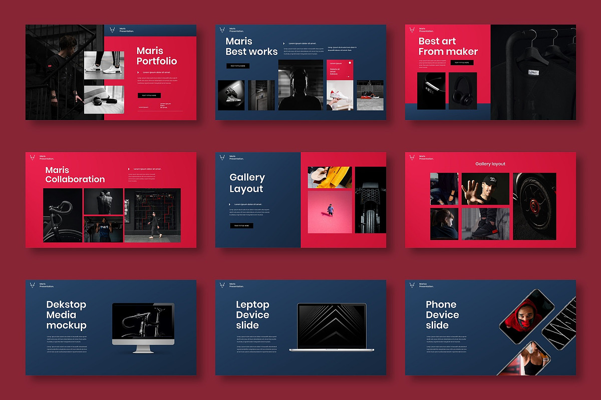 Maris - Business Google Slide Templa, a Presentation Template by Dens Creative Studio (Photo 8 of 12)