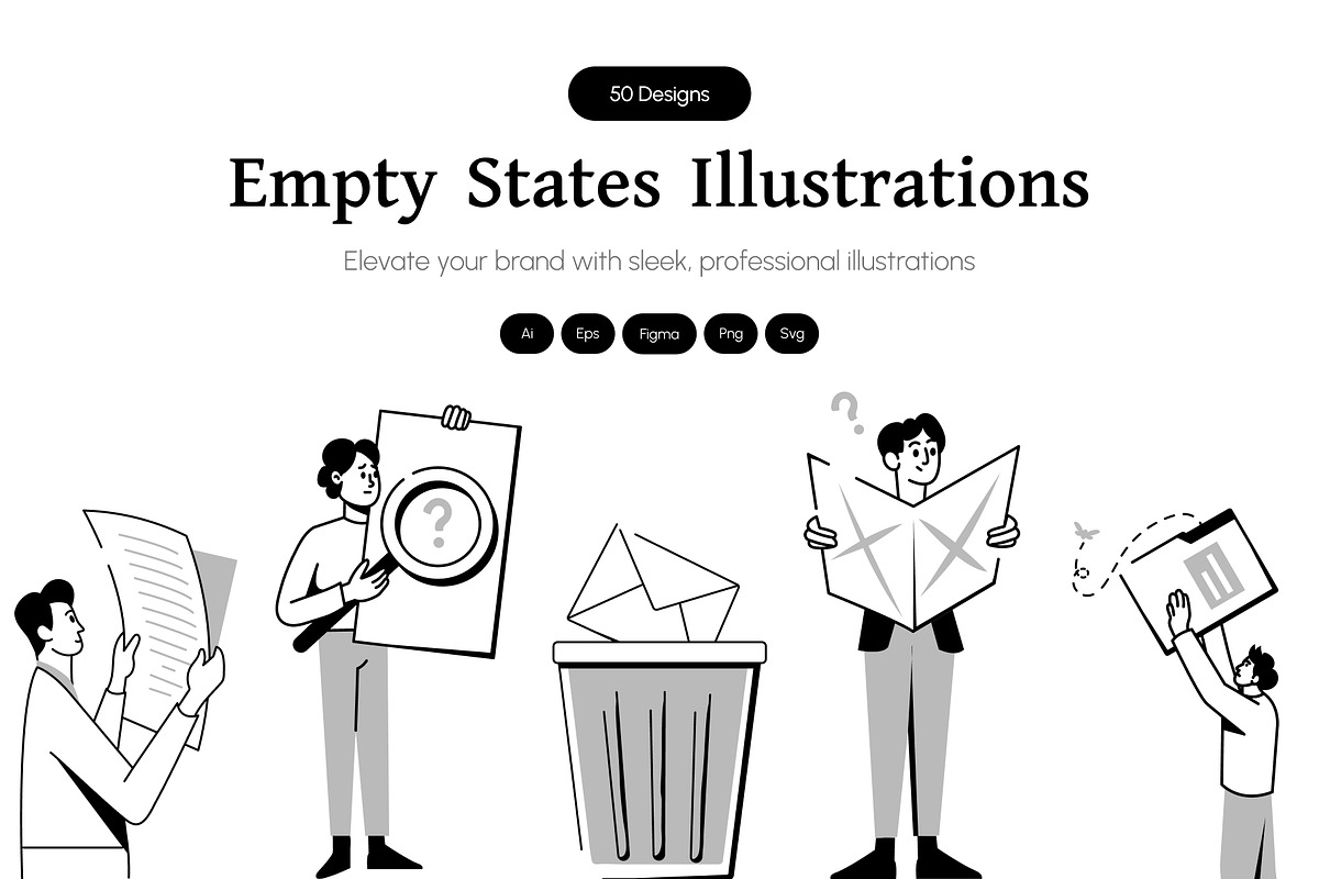 Empty States Illustration Art, a Work Illustration by Vectors Market (Photo 1 of 9)
