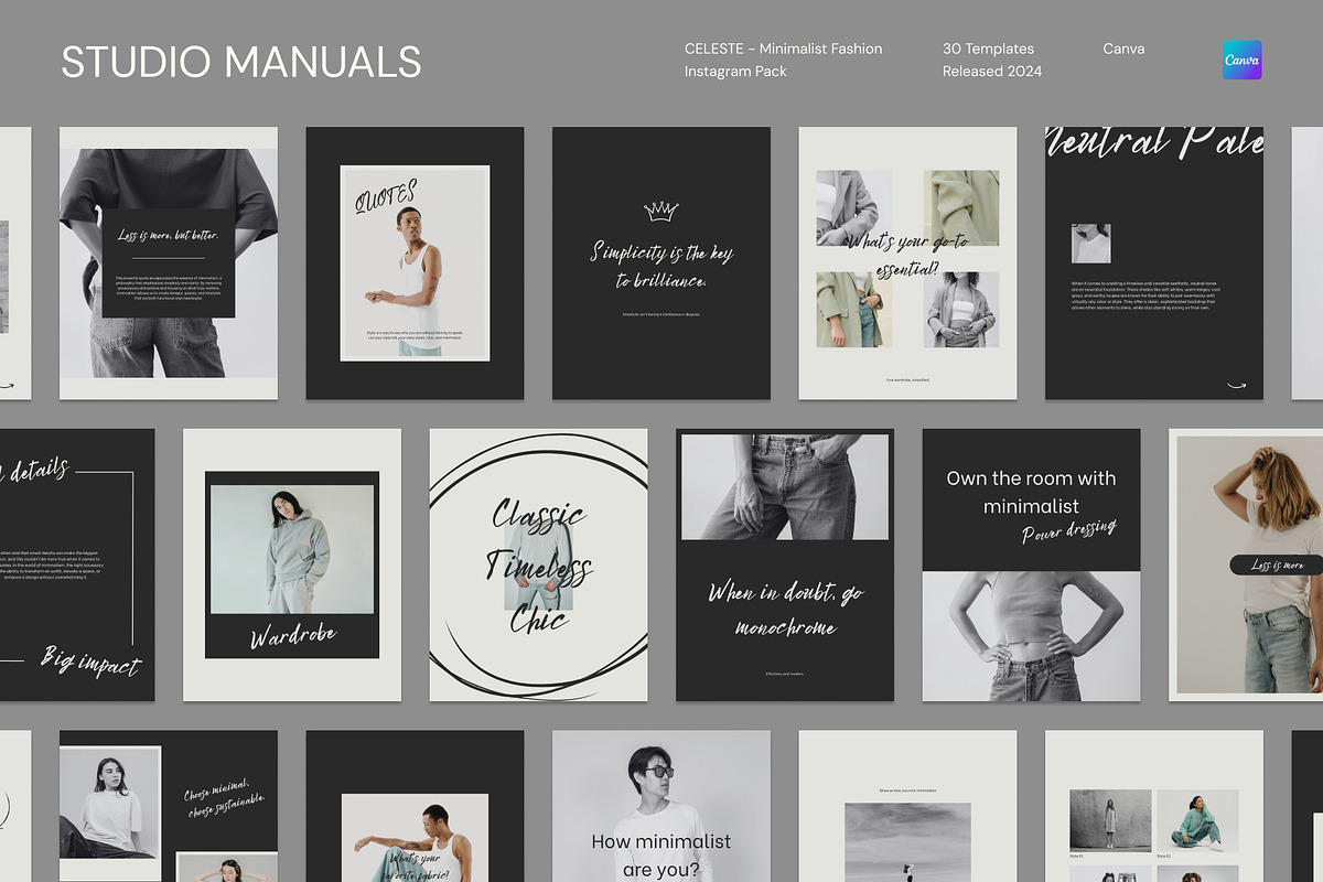 CELESTE – Minimalist Fashion IG Post, a Social Media Template by Studio Manuals (Photo 5 of 8)