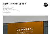 50 sign facade signboard logo mock, a Product Mockup by PrintPixel (Thumbnail 18 of 53)