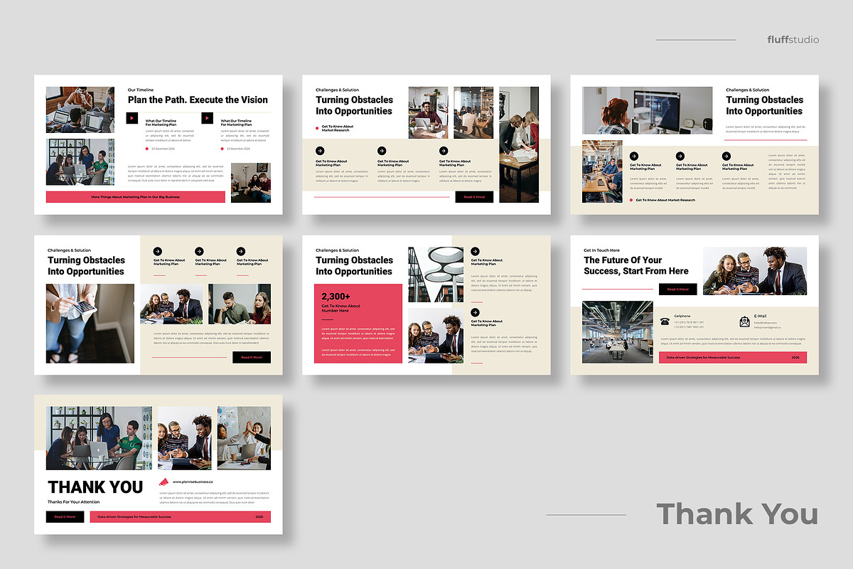 Marketing Plan Keynote Template, a Presentation Template by fluffstudio (Photo 4 of 4)