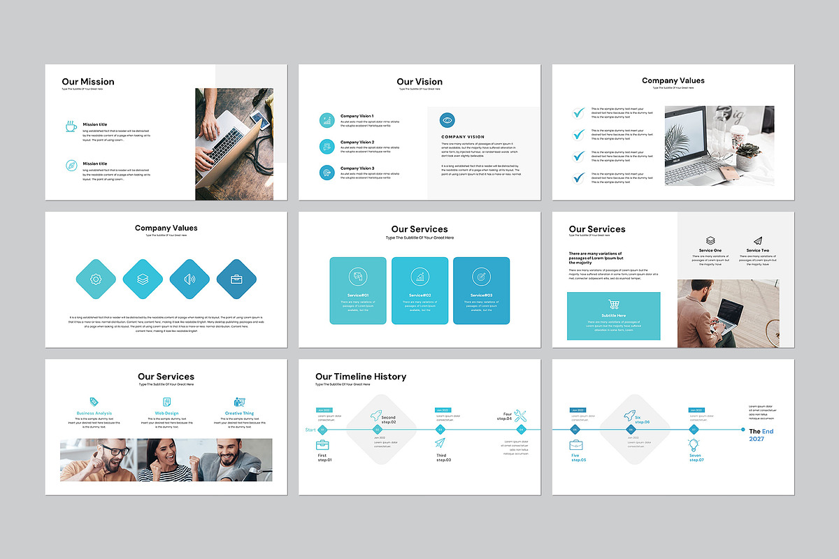 Creative PowerPoint Template, a Presentation Template by CreativeSlides