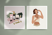 Skincare, gadgets, wellness art, an Illustration by Fave Brush (Thumbnail 5 of 5)