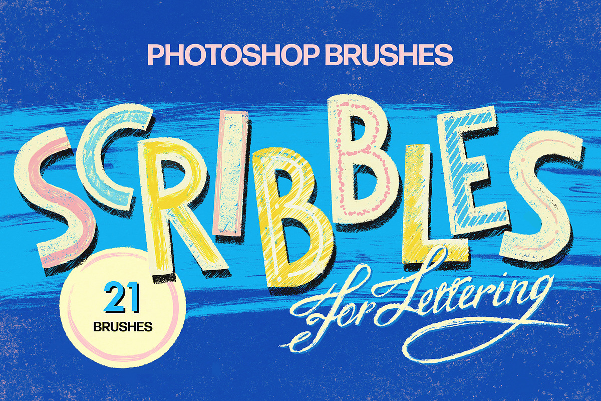 Download Scribbles Photoshop Brushes