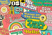 The Rufly - Retro Font, a Sans Serif Font by Graptail (Thumbnail 4 of 9)