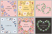 Happy Valentine's Day greeting cards, a Decorative Illustration by KartInnka (Thumbnail 2 of 3)