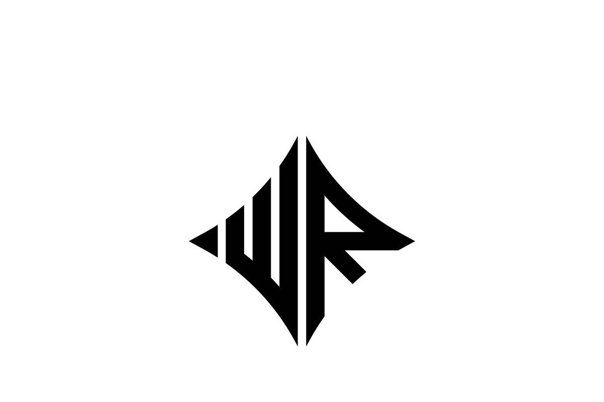WR logo design vector template, a Branding & Logo Template by xcoolee