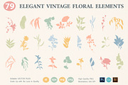 Vintage Floral Elements Atelier, an Object Graphic by Katrinelly (Thumbnail 10 of 14)