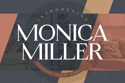 Monica Miller - Serif Typeface