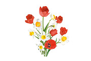 Vector object brushes. Daffodils, a Brush Add-On by Peolla (Thumbnail 9 of 11)