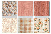 Peachy Fabrics Seamless Pattern, an Illustration by CreationArt (Thumbnail 4 of 5)