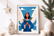 Christmas Greeting Cards Pack, an Object Graphic by Lumeno (Thumbnail 3 of 5)