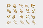 Gold Leaves, Wreaths & Patterns, an Object Graphic by OM Creativ (Thumbnail 3 of 7)