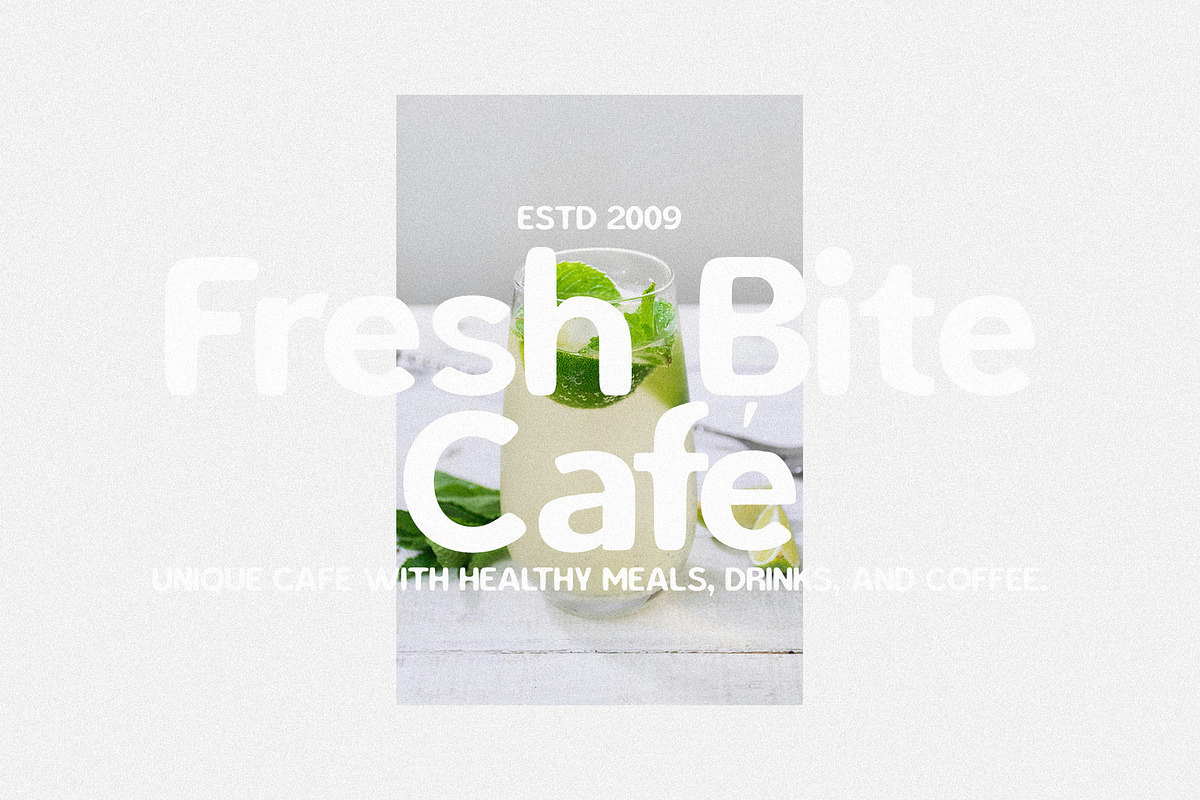 Mojito - Summer Vintage Sans, a Sans Serif Font by Schrifted Type (Photo 4 of 8)